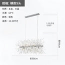 GobekUsa Crystal Dandelion Pendant Lights for Chic Home Decor
