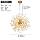 GobekUsa Crystal Dandelion Pendant Lights for Chic Home Decor