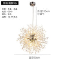 GobekUsa Crystal Dandelion Pendant Lights for Chic Home Decor