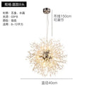GobekUsa Crystal Dandelion Pendant Lights for Chic Home Decor