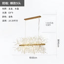 GobekUsa Crystal Dandelion Pendant Lights for Chic Home Decor