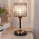 GobekUsa Crystal Desk Lamp USB Charging Night Light for Living Room Bedroom Decor