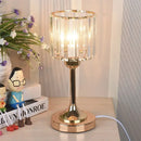 GobekUsa Crystal Desk Lamp USB Charging Night Light for Living Room Bedroom Decor
