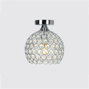 Modern gold crystal diamond ceiling light for dining room by Decorbites