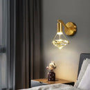 GobekUsa Crystal Diamond Wall Lamp: Modern Nordic Luxury Lighting for Bedroom & Living Room
