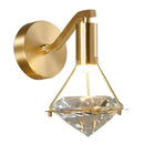 GobekUsa Crystal Diamond Wall Lamp: Modern Nordic Luxury Lighting for Bedroom & Living Room
