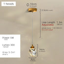 GobekUsa K9 Crystal Dining Chandeliers: Gold Wire Hanging Ceiling Lights for Bedroom, Balcony, Bar Room