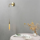 Modern gold crystal droplet wall lamp living room sconce by Decorbites