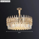 GobekUsa Minimalist K9 Crystal Drum Pendant Light for Living Room Chandelier