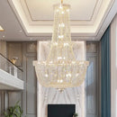 GobekUsa Crystal Duplex Chandelier: New Light Luxury Modern Design for Living Room & Hall