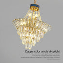 GobekUsa Crystal Duplex Chandelier: Modern & Elegant for Hotels, Villas, & Living Spaces