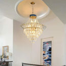 GobekUsa Crystal Duplex Chandelier: Modern & Elegant for Hotels, Villas, & Living Spaces