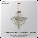 GobekUsa Crystal Duplex Chandelier: Modern & Elegant for Hotels, Villas, & Living Spaces