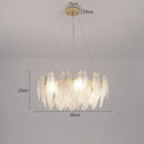 GobekUsa Crystal Feather Chandelier: Luxury Pendant for Home Decor & Designer Ceiling Fixture