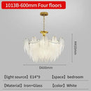 GobekUsa Crystal Feather Chandelier: Luxury Pendant for Home Decor & Designer Ceiling Fixture
