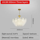 GobekUsa Crystal Feather Chandelier: Luxury Pendant for Home Decor & Designer Ceiling Fixture
