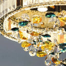 GobekUsa Crystal Flower LED Ceiling Light - Modern Home Decor.