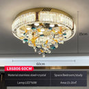 GobekUsa Crystal Flower LED Ceiling Light - Modern Home Decor.