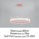 GobekUsa Crystal Flower Ring Chandelier for Modern Living and Bedroom