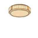 GobekUsa Crystal Glass Ceiling Lamps LED Light Fixture for Modern Living Room Decor