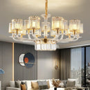GobekUsa Crystal Glass Pendant Lamp: Modern European Luxury for Living, Dining, Bedroom