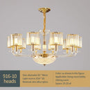 GobekUsa Crystal Glass Pendant Lamp: Modern European Luxury for Living, Dining, Bedroom