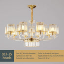 GobekUsa Crystal Glass Pendant Lamp: Modern European Luxury for Living, Dining, Bedroom
