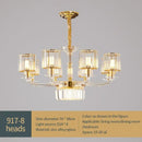 GobekUsa Crystal Glass Pendant Lamp: Modern European Luxury for Living, Dining, Bedroom