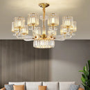 GobekUsa Crystal Glass Pendant Lamp: Modern European Luxury for Living, Dining, Bedroom