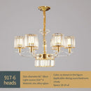 GobekUsa Crystal Glass Pendant Lamp: Modern European Luxury for Living, Dining, Bedroom