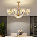 GobekUsa Crystal Glass Pendant Lamp: Modern European Luxury for Living, Dining, Bedroom