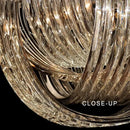GobekUsa Crystal Glass Pendant Lights, Dimmable Modern Lighting