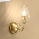 GobekUsa Modern Glass Conical Sconce: Gold Wall Mounted Lamp for Great Rooms