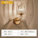 GobekUsa Crystal Glass Wall Lamp for Bedroom Living Room Staircase