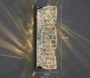 GobekUsa Crystal Glass Wall Sconce Lamp for Modern Light Luxury Home Decor