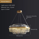 GobekUsa Crystal Hanging Lamp for Luxurious Living Room Decor