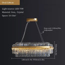 GobekUsa Crystal Hanging Lamp for Luxurious Living Room Decor
