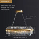 GobekUsa Crystal Hanging Lamp for Luxurious Living Room Decor