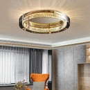 GobekUsa Crystal LED Ceiling Chandelier Dimmable Luxury Modern Room Decor Bedroom Light
