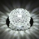 Modern gold crystal led ceiling chandelier corridor light by Decorbites