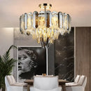 GobekUsa Crystal LED Ceiling Chandelier | Modern Luxury Lustres Pendant Light Fixture