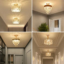 GobekUsa Crystal LED Ceiling Chandelier for Home Decor