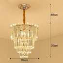 GobekUsa Crystal LED Ceiling Chandelier for Home Decor