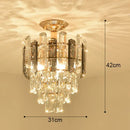 GobekUsa Crystal LED Ceiling Chandelier for Home Decor