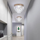 GobekUsa Crystal LED Ceiling Chandelier for Kitchen Island, Living Room, Dining Room Lighting