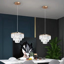 GobekUsa Crystal LED Ceiling Chandelier for Kitchen Island, Living Room, Dining Room Lighting