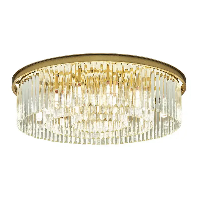 GobekUsa Crystal LED Ceiling Chandelier for Modern American Minimalist Décor, photo 6 of 14