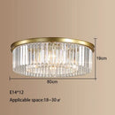 GobekUsa Crystal LED Ceiling Chandelier for Modern American Minimalist Décor