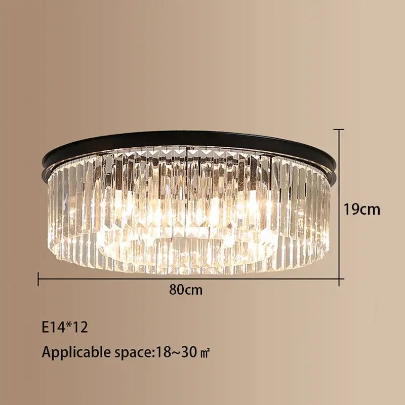 GobekUsa Crystal LED Ceiling Chandelier for Modern American Minimalist Décor, photo 7 of 14