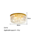 GobekUsa Crystal LED Ceiling Chandelier for Modern American Minimalist Décor